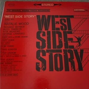 Columbia Red West Side Story Soundtrack on vinyl